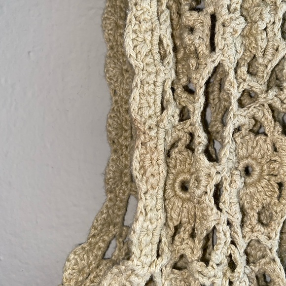 Long Crochet Vest - Picture 6 of 9